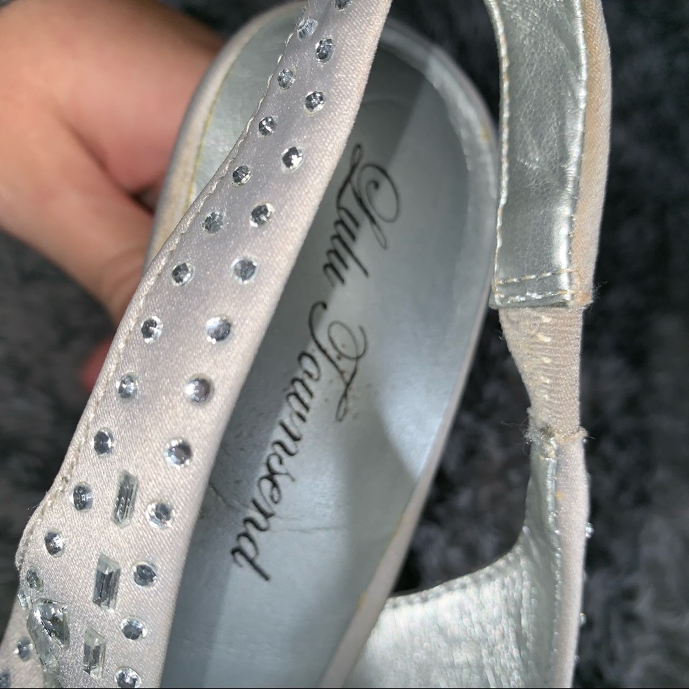 Silver Rhinestone Heels - Picture 4 of 5